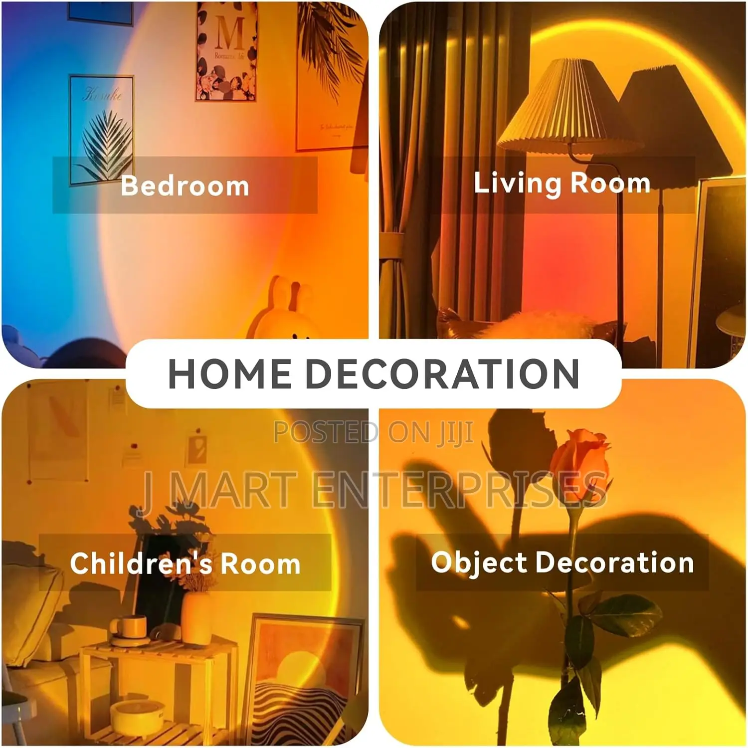 360° Rotatable Sunset Lamp,Night Light for Bedroom Decor/Living Room
