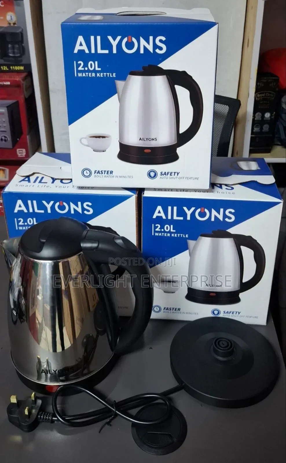 2 LTRS Ailyons Kettle Available