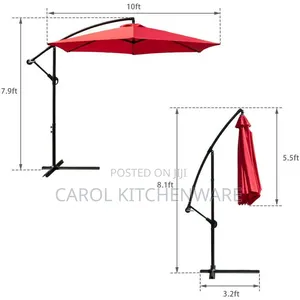 3 M Parasol Replaceable Cloth Garden Umbrella