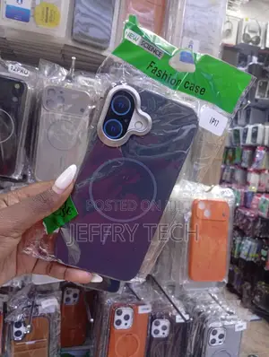 iPhone 16 Dark Purple, Matte-Finish Magnetic Phone Case