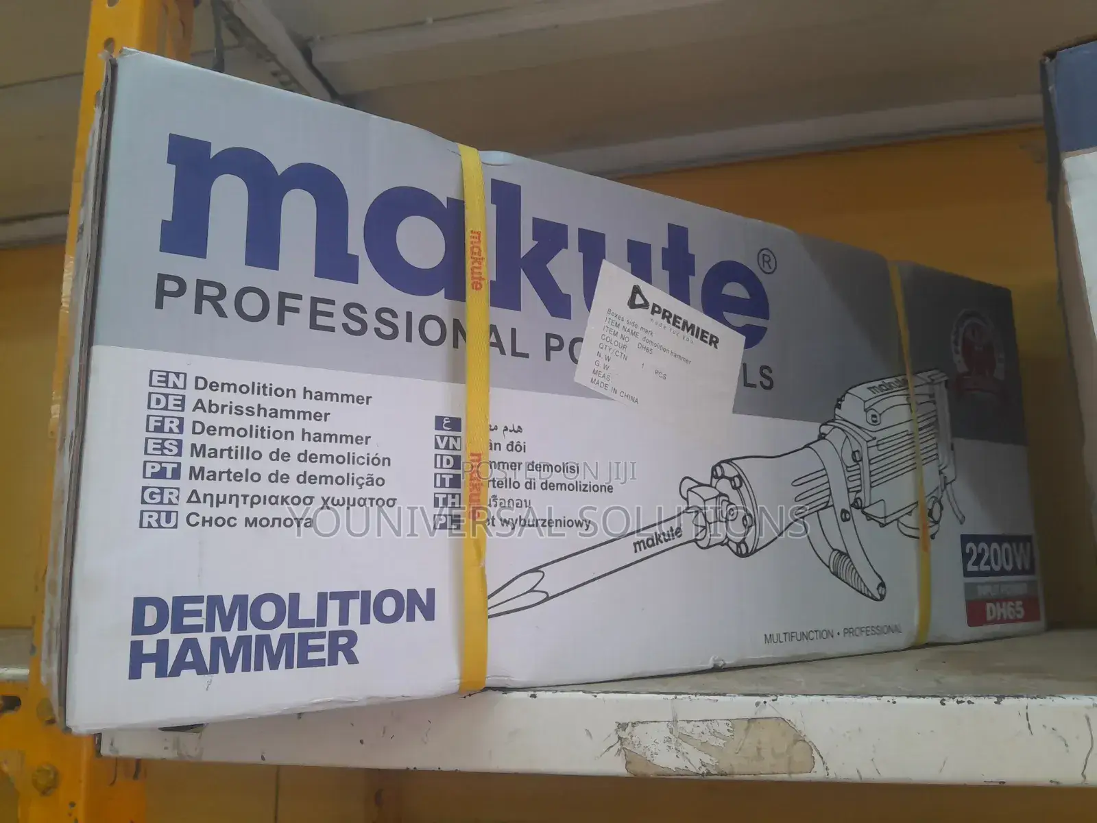 Professional Demolition Hammer 2200w Makute