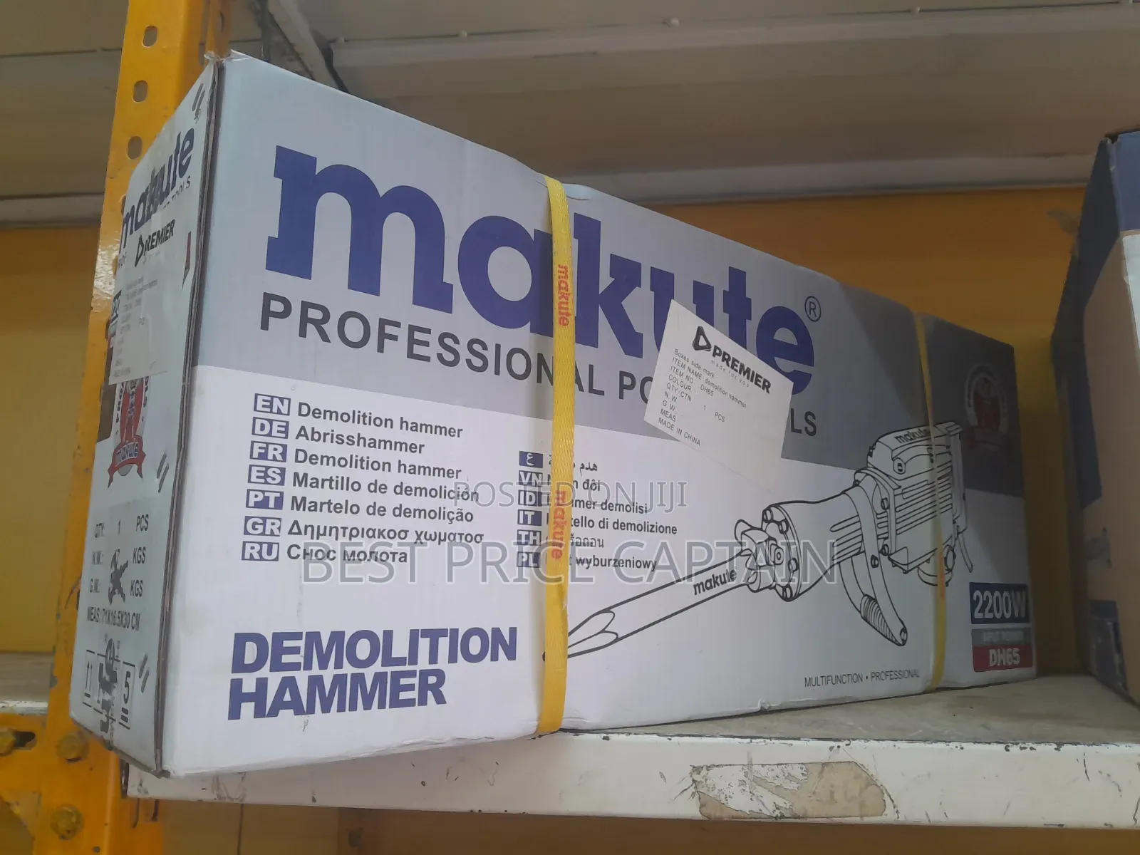 Professional Demolition Hammer 2200w Makute
