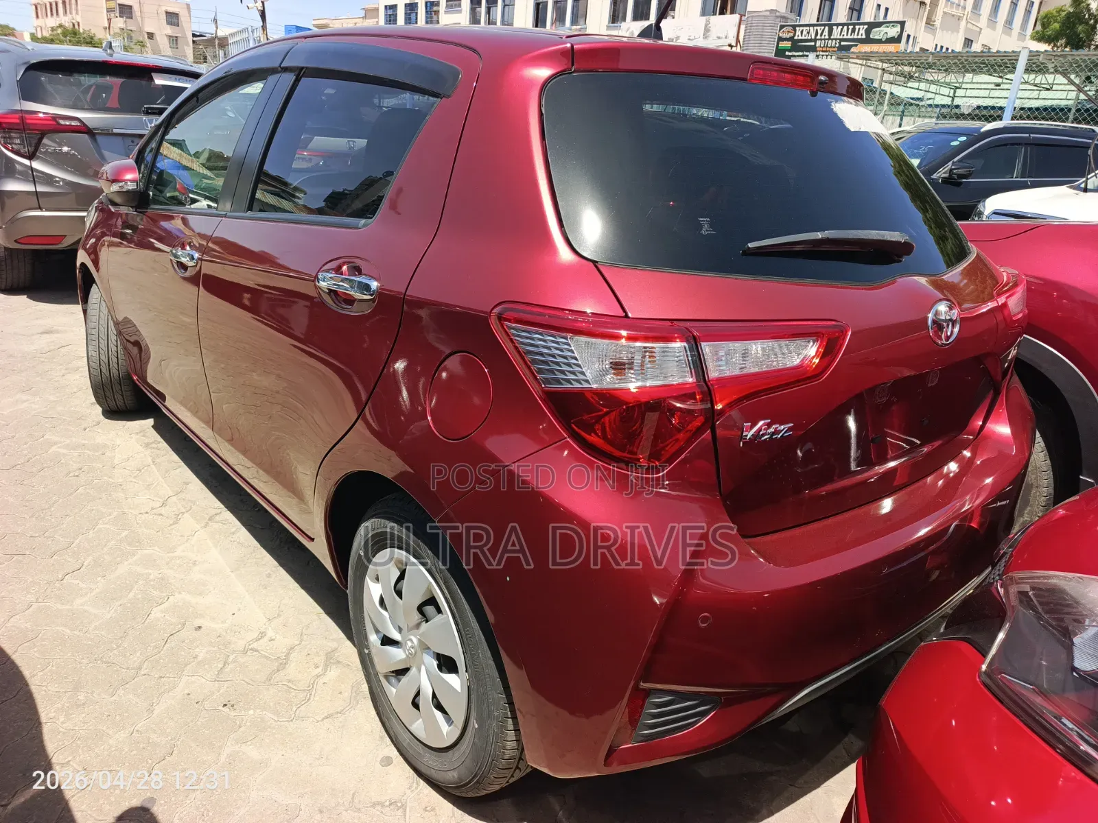 Toyota Vitz 2019 Red