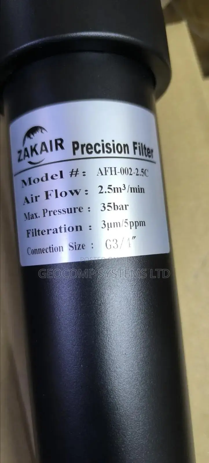High Pressure Air Line Filters G3/4"