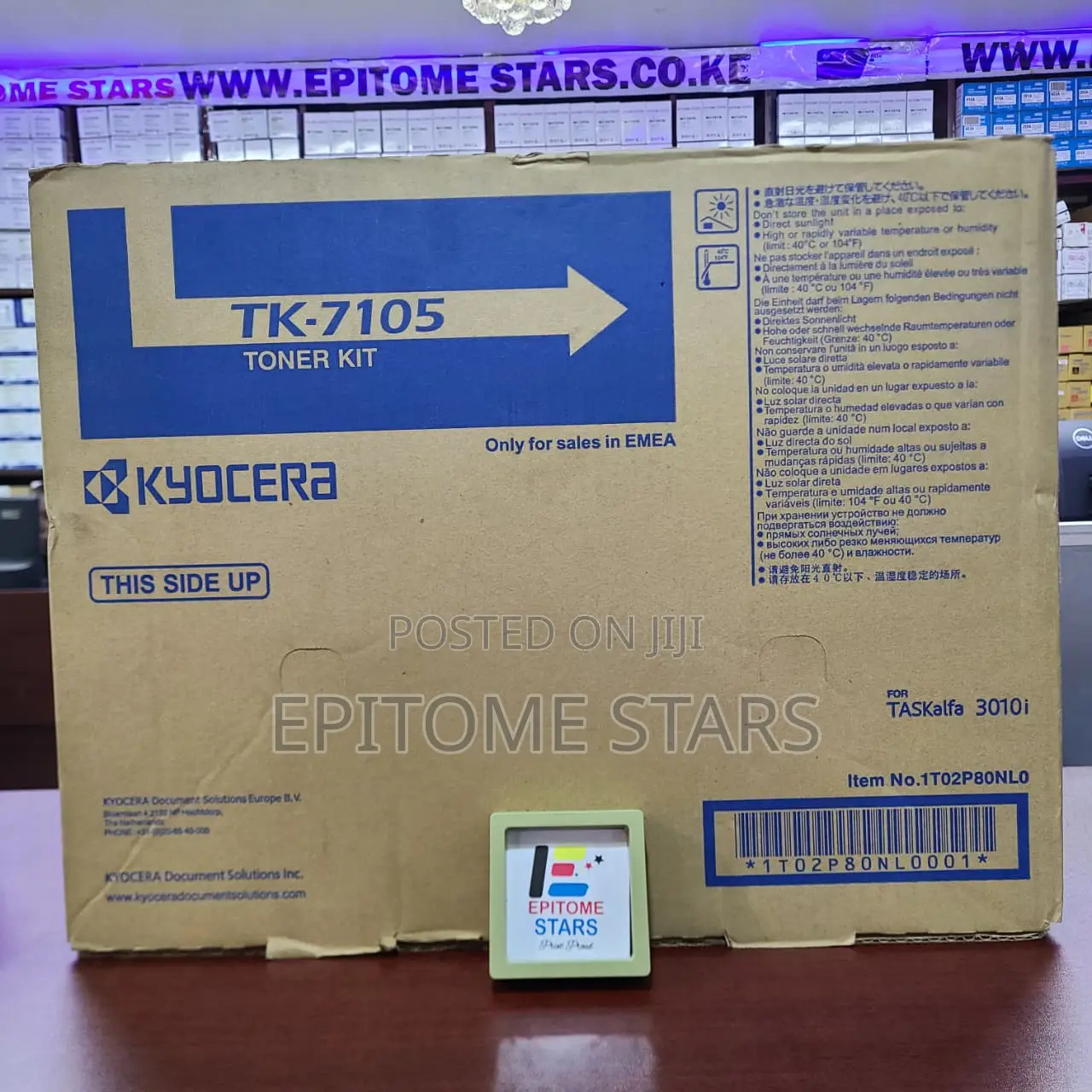 Original Kyocera Black Toner Tk-7105 for Taskalfa Series Printers