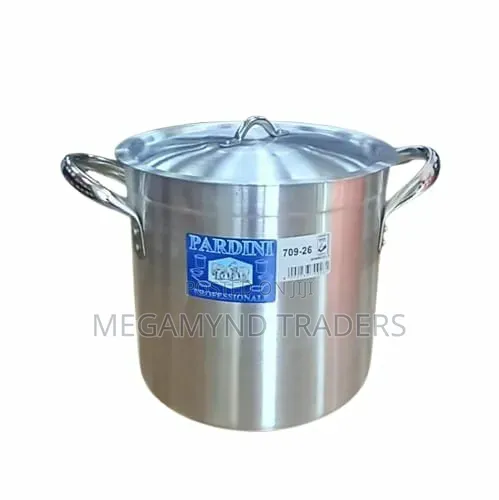 37 LTR Aluminum Sufuria With Handles / Stock Pot Pardini