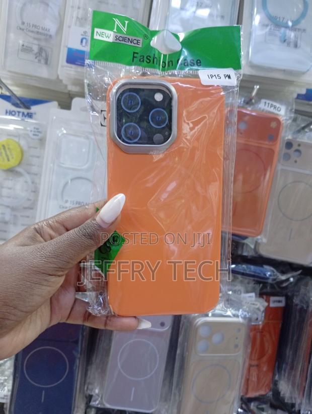 iPhone 15 Pro Max New Science, Labeled as a "Fashion Case - main view