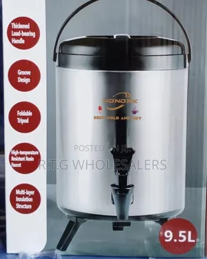 9.5l Stainless Steel Tea Urn Food Flask