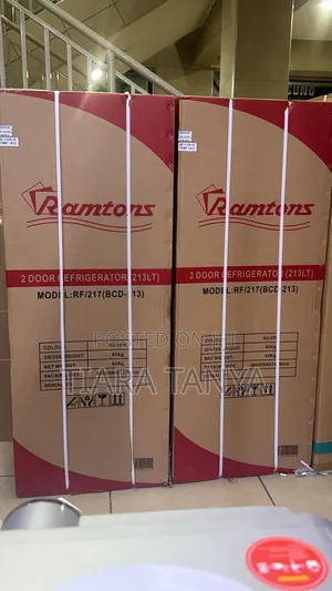Ramtons 213 Liters 2 Door Direct Cool Fridge + Dispenser, Silverrf/130