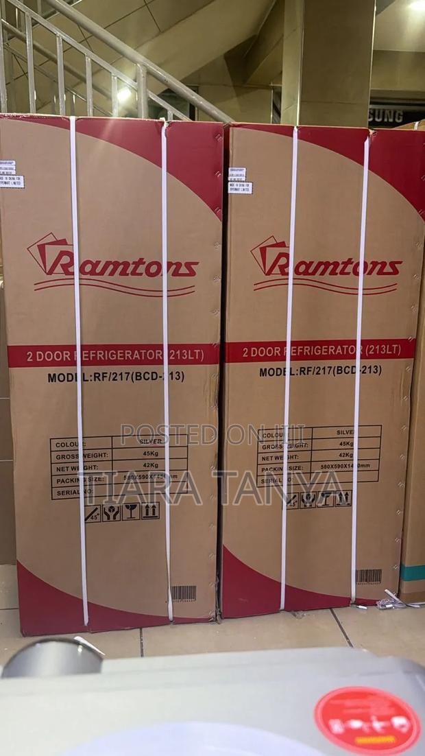 Ramtons 213 Liters 2 Door Direct Cool Fridge + Dispenser, Silverrf/130