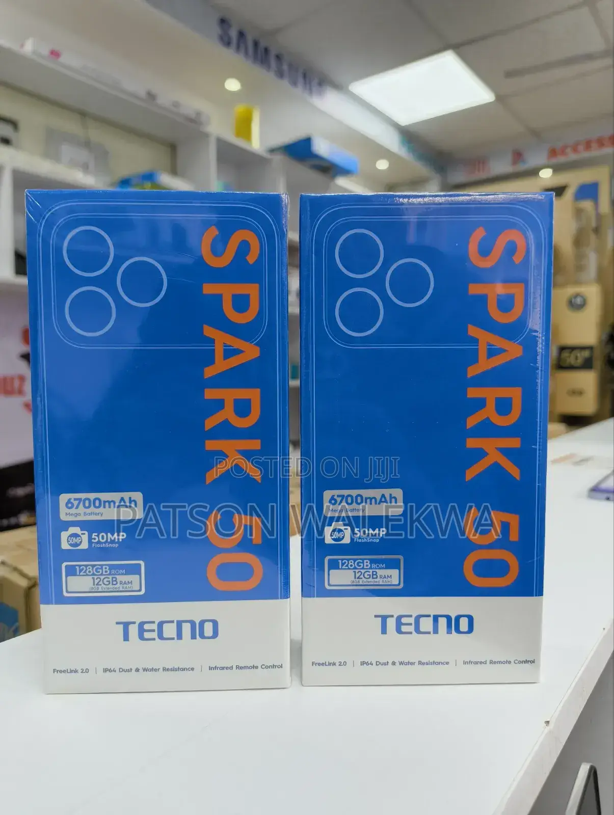 New Tecno Spark 50 128 GB Black