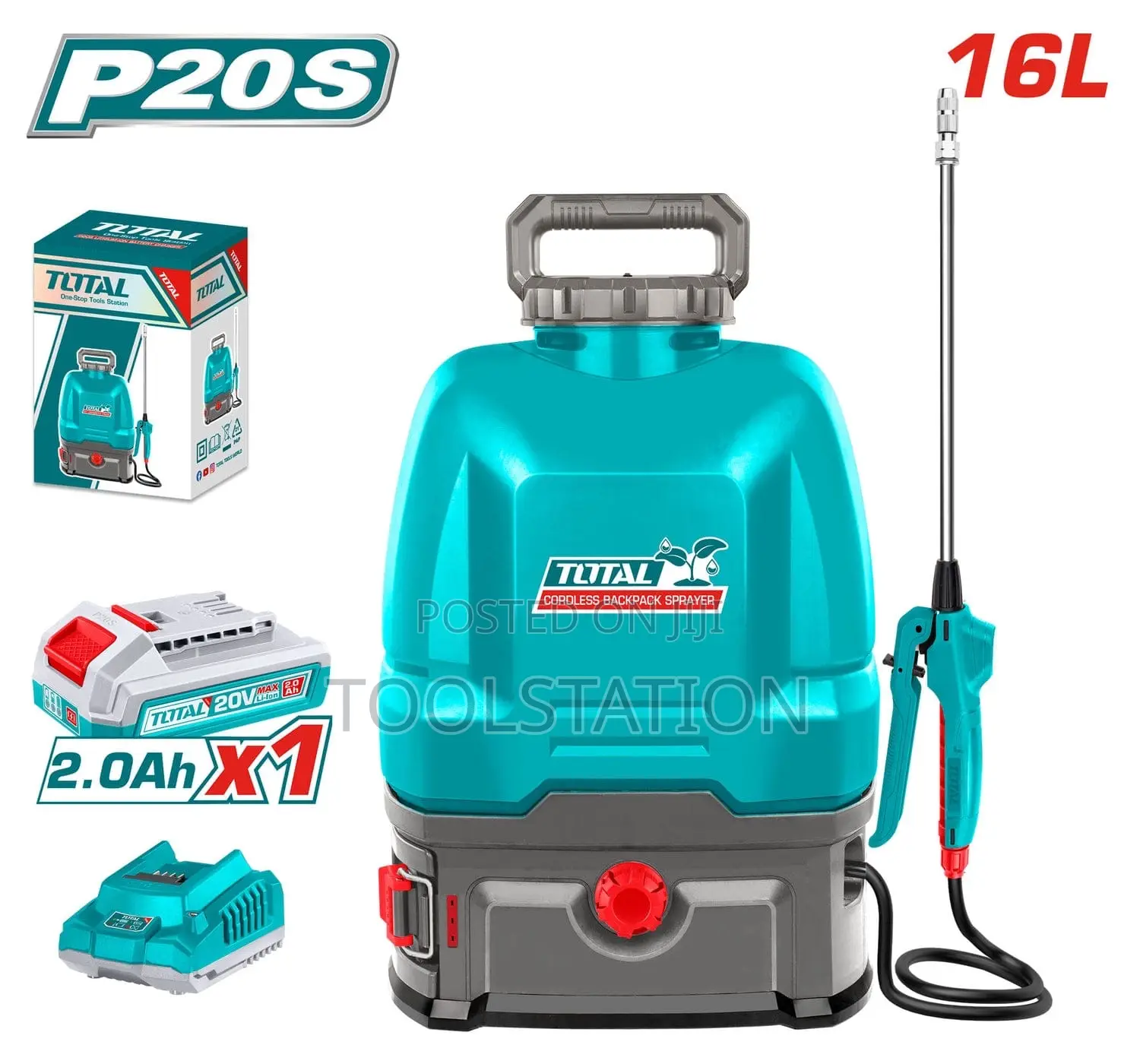 Cordless Sprayer 16l Battery Sprayer With Battery+Chargertspli20162