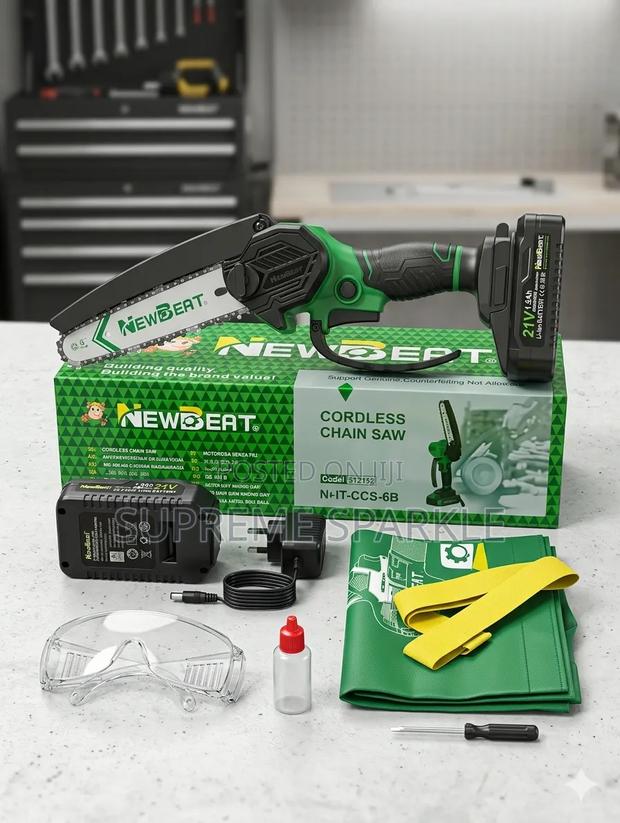 Newbeat Cordless 6"(150mm) Mini Chainsaw 21v/ Prunning Saw