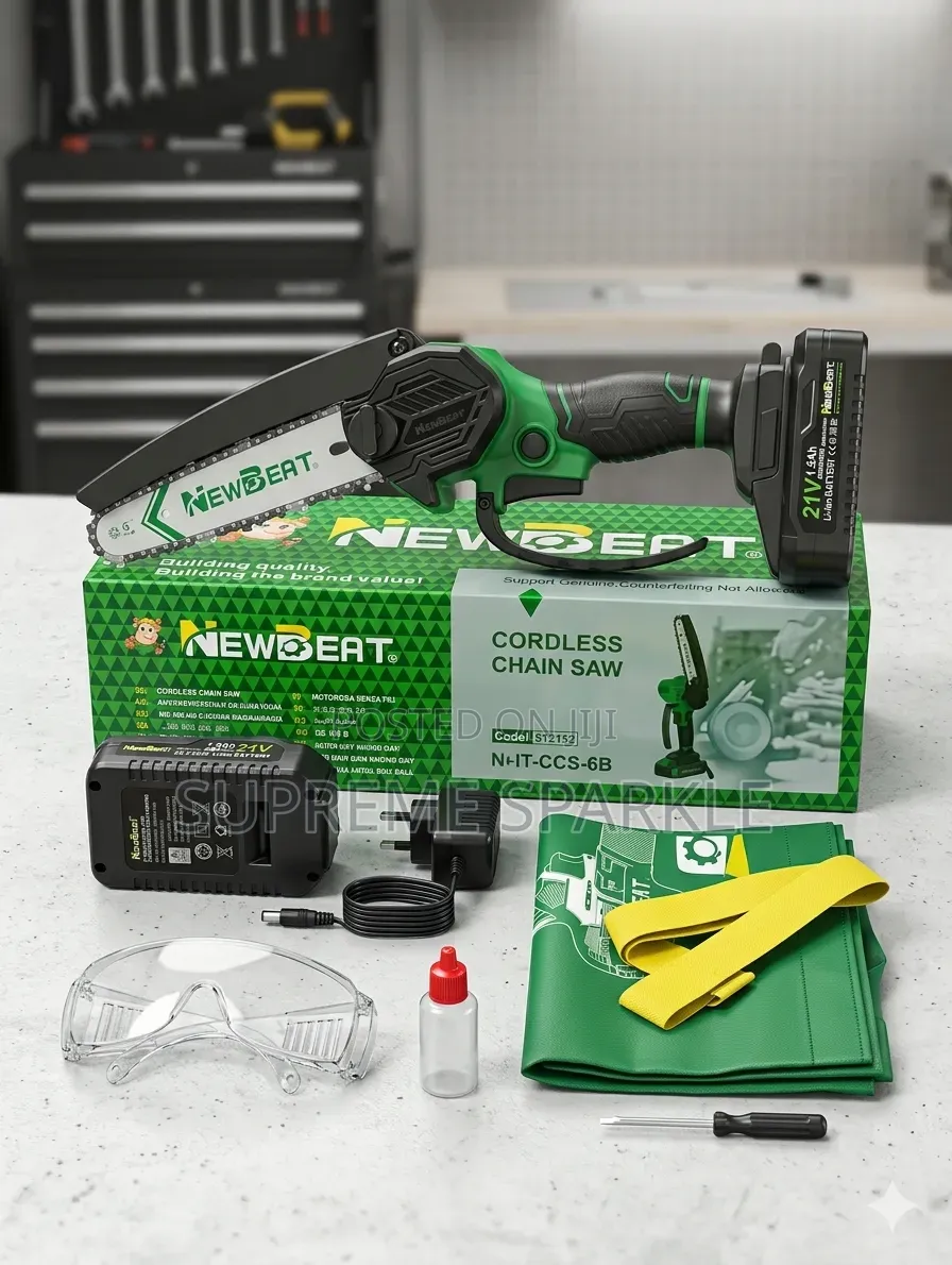Newbeat Cordless 6"(150mm) Mini Chainsaw 21v/ Prunning Saw