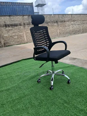 Secretarial Office Chair With Headrest at Sh5899.