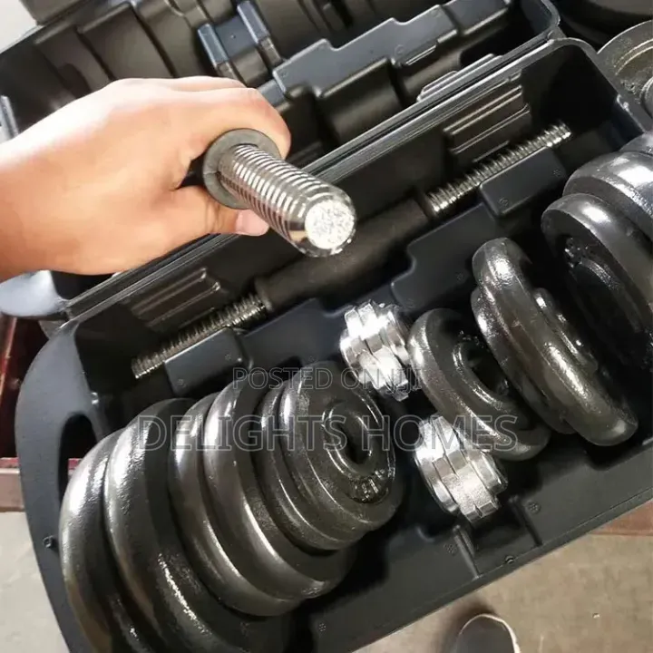 30kg Adjustable Dumbell Barbell Weight Set -Hl