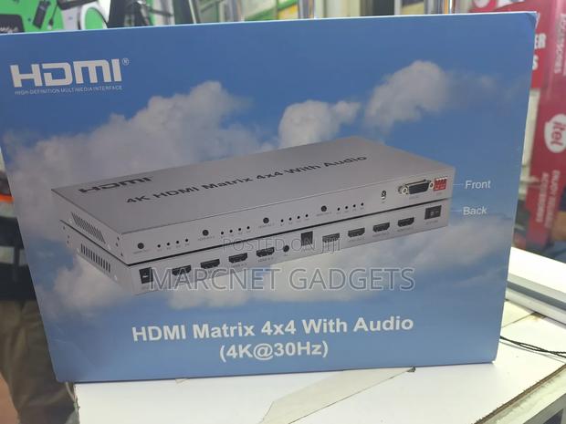 Hdmi Matrix 4×4 With Audio 30hz With Audio Optical 4 Input 4 Output