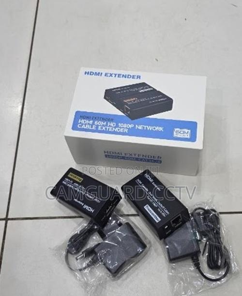 Fjgear High Quality 60 Meters Hdmi Extender Over Single Cat5e/6 - main view