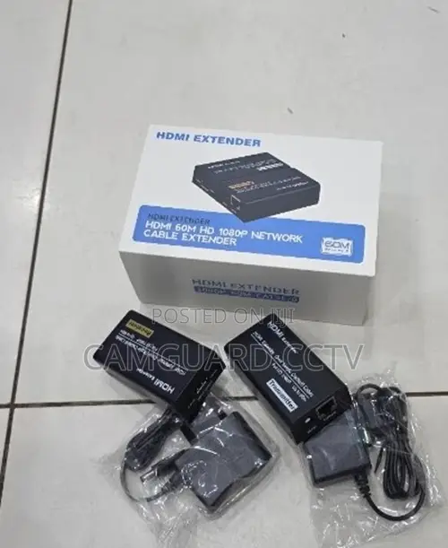 Fjgear High Quality 60 Meters Hdmi Extender Over Single Cat5e/6