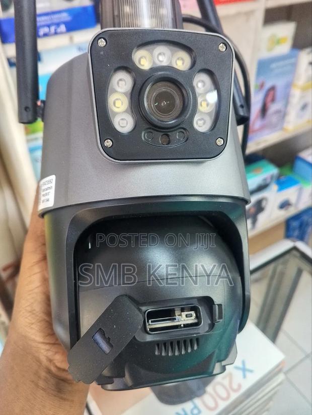 360 Wifi Camera With Double Screen Synchronous Monitioring - thumbnail 2