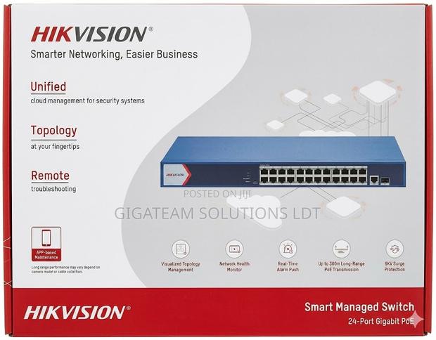 Hikvision 24 Port Gigabit Poe Switch Ds-3e0526p-E