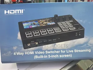 4 Way Hdmi Video Switcher for Livestream With Inbuilt 5 Inch Screen
