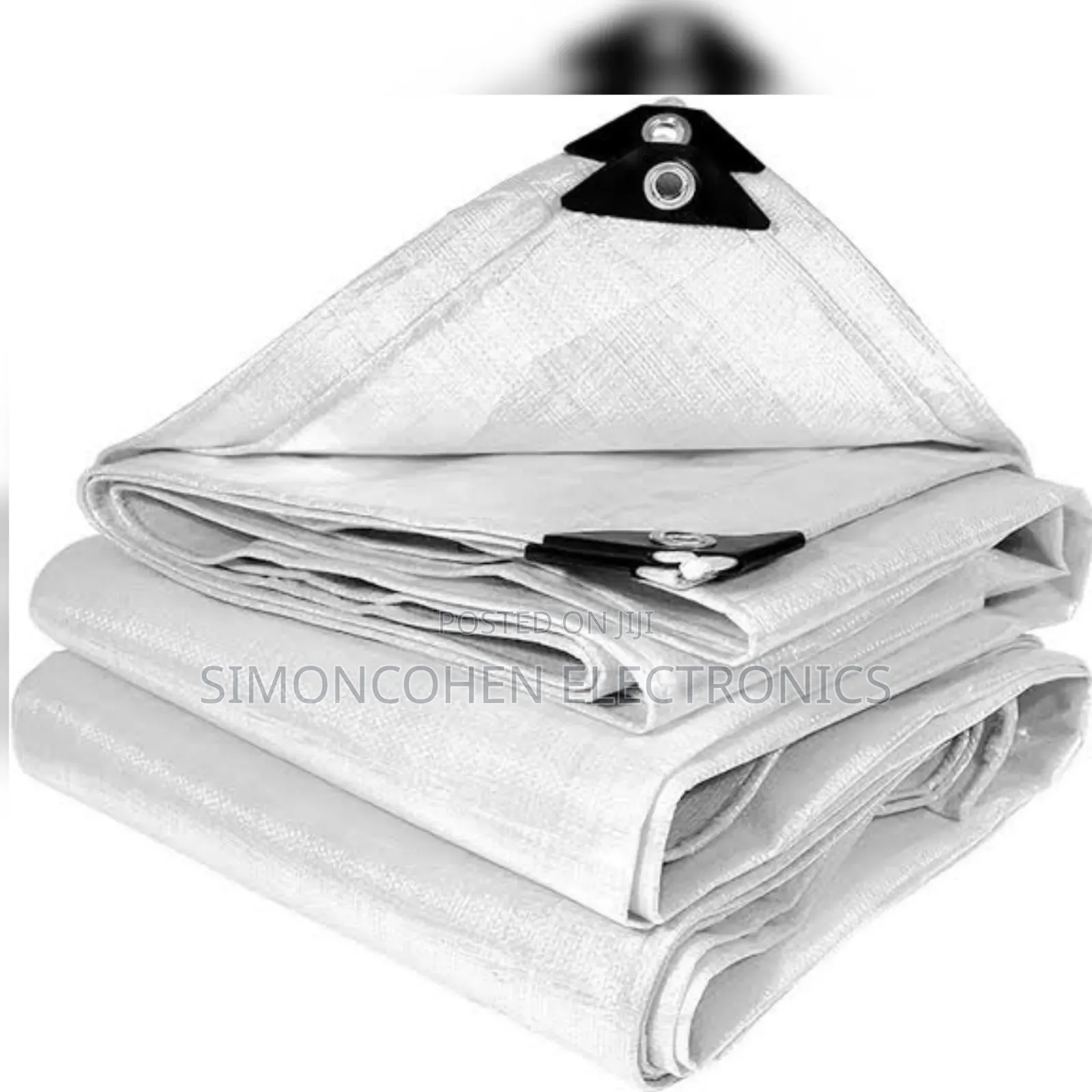 Cream White(Heavy Material ) 4x6m Tarpaulin Canvas