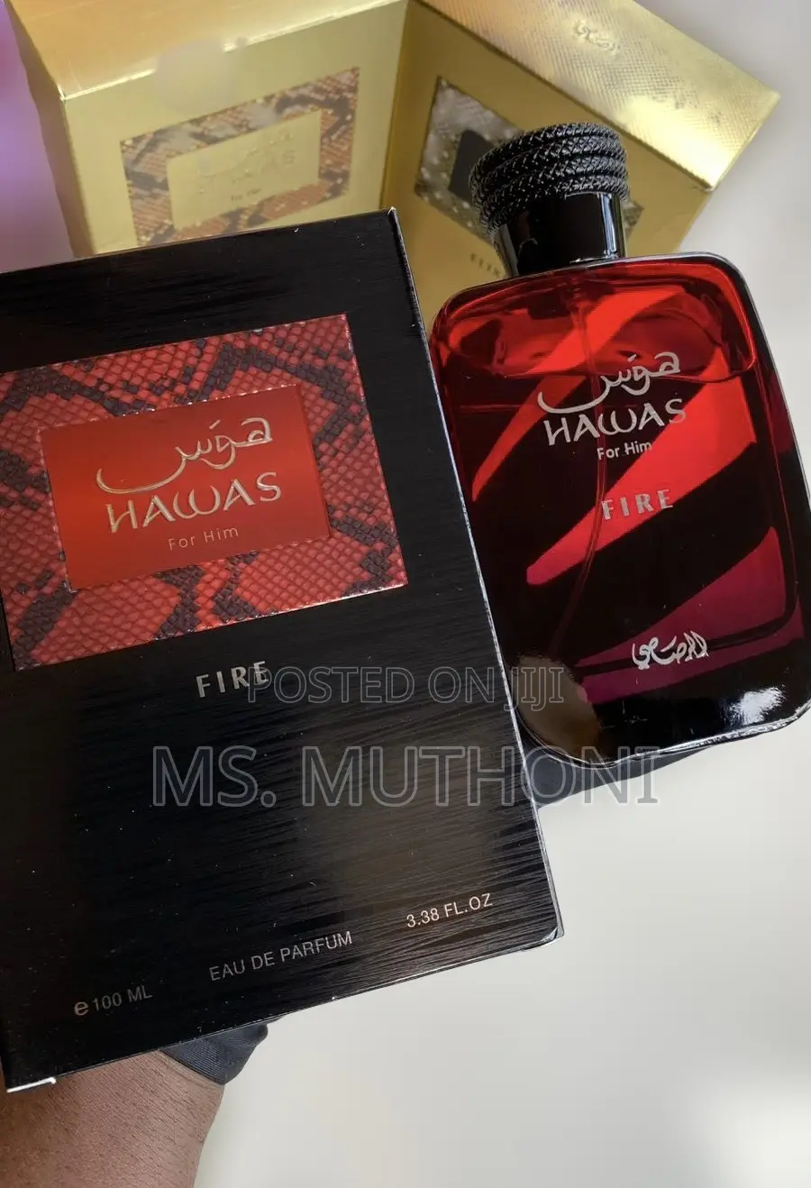Rasasi Hawas Fire for Him Eau De Parfum, a 100ml Fragrance.