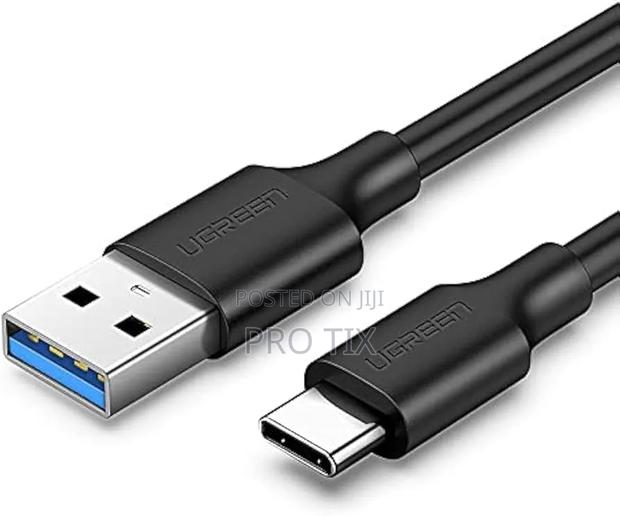 Ugreen Usb-a to Usb-C Fast Charging Cable 3a Max Black 2m
