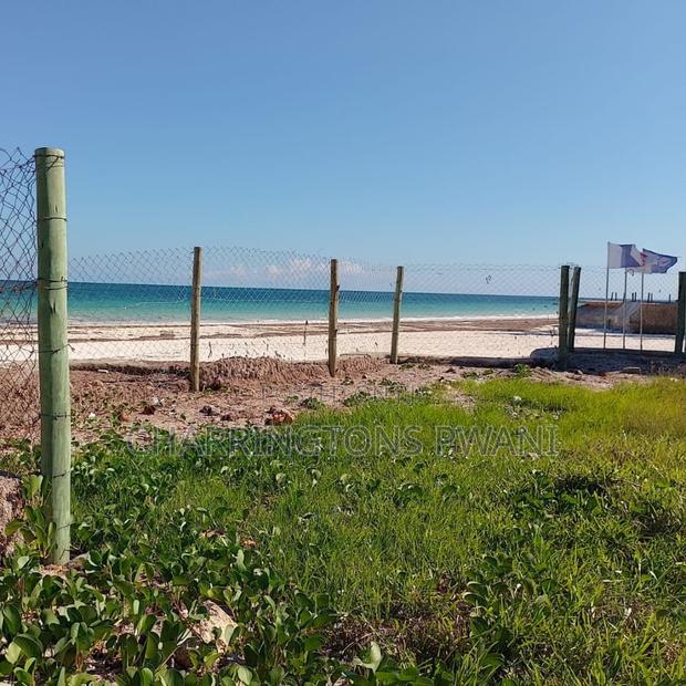 1 Acre Sandy Beachfront | Fenced Serviced | Galu Diani