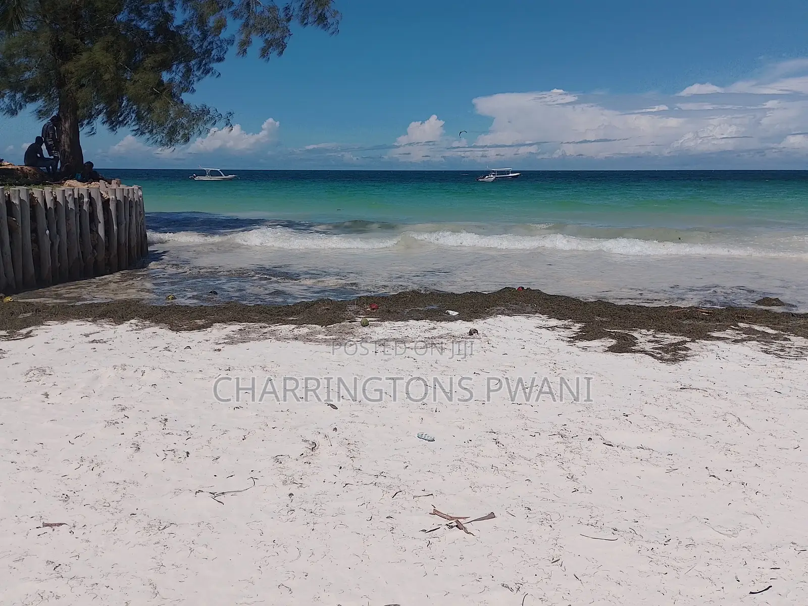 1 Acre Sandy Beachfront | Fenced Serviced | Galu Diani