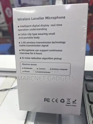 Wireless Lavelier Microphone With Noise Cancellation 4 Mics 1 Receiver