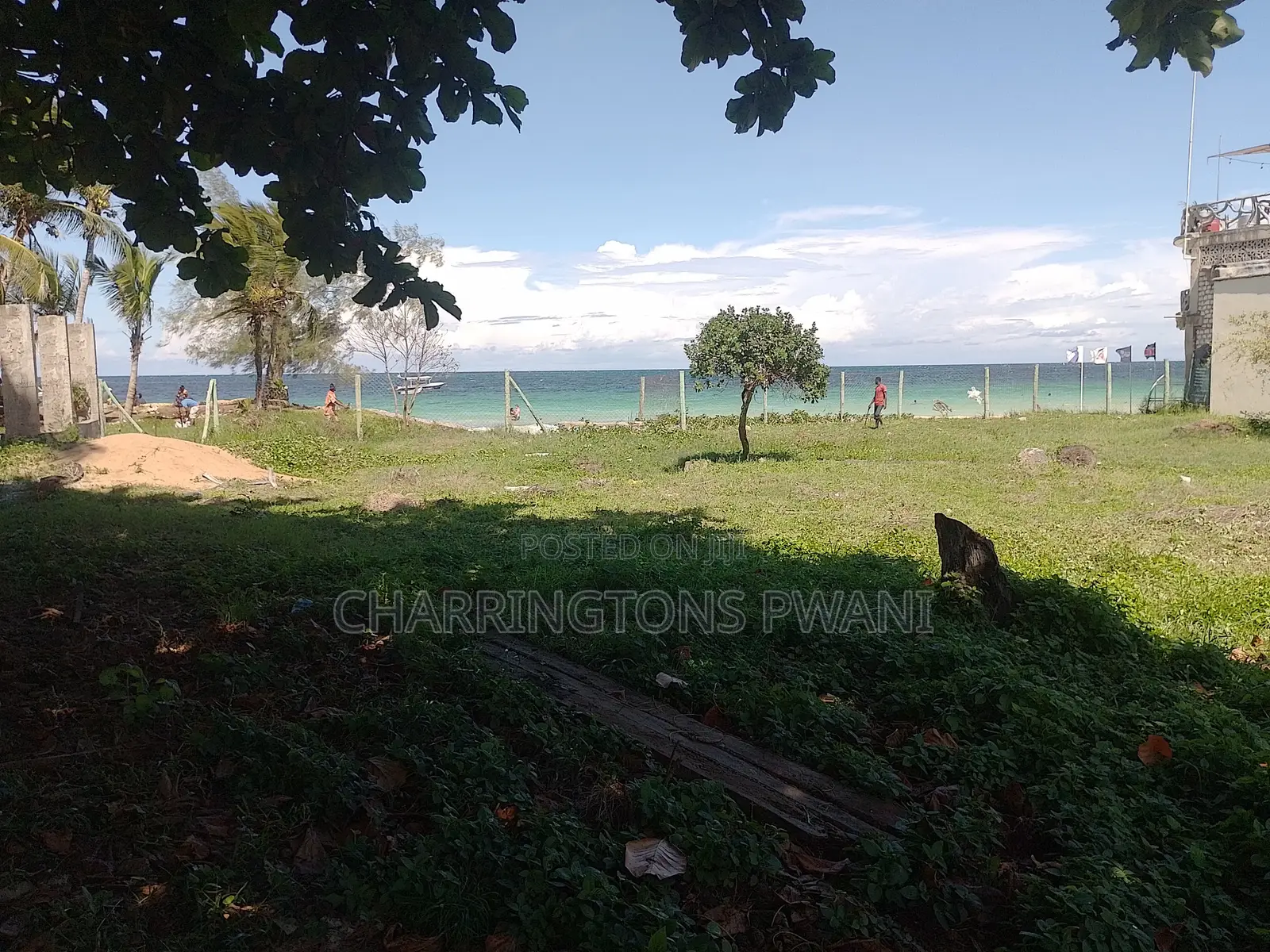 1 Acre Sandy Beachfront | Fenced Serviced | Galu Diani