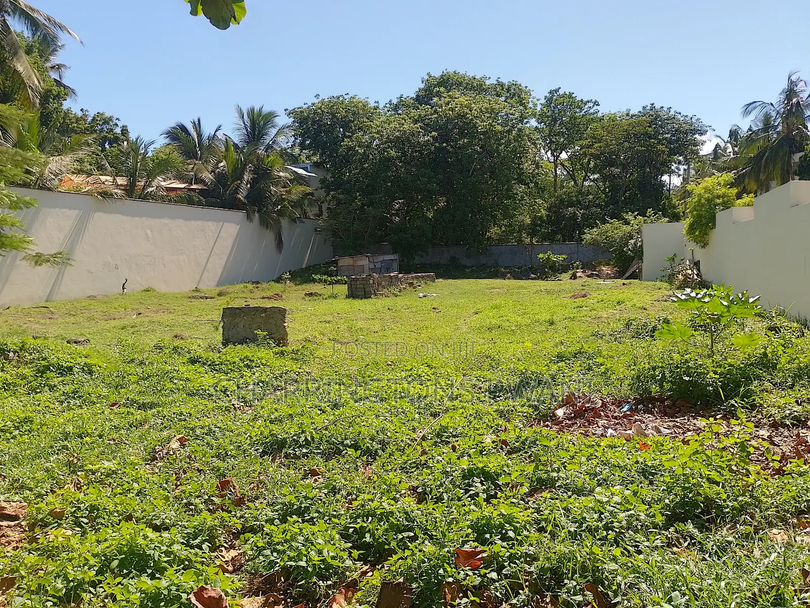 1 Acre Sandy Beachfront | Fenced Serviced | Galu Diani