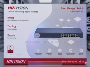 Hikvision16 Port Gigabit Smart Managed Poe Switch Ds-3e1518p-E