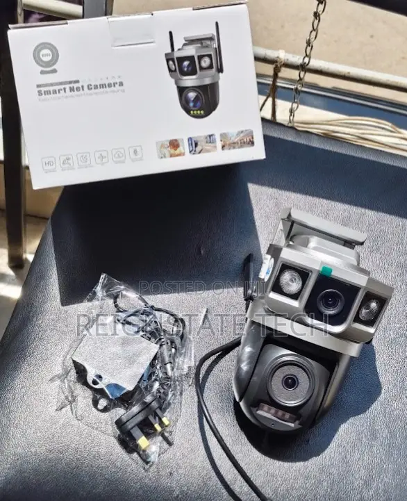 Long Range Dual Lens Ac Powered Indoor, Outdoor Simcard Camera
