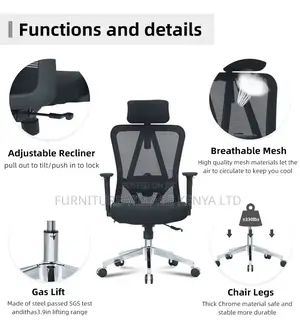 360°Swivel Rocking Mesh Ergonomic Chair