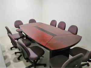 8-10 Seater Mahogany Executive Boardroom Table