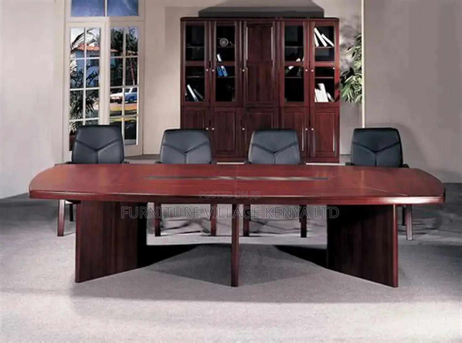 8-10 Seater Mahogany Executive Boardroom Table