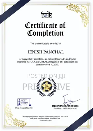 Certificate Design and Generation