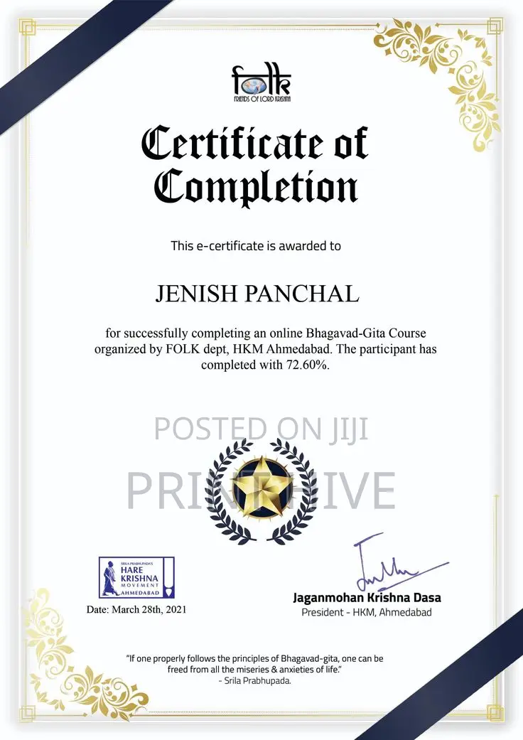 Certificate Design and Generation