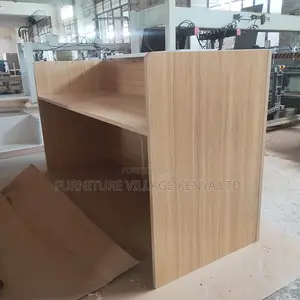 1.6m Brown Customized Front Reception Desk