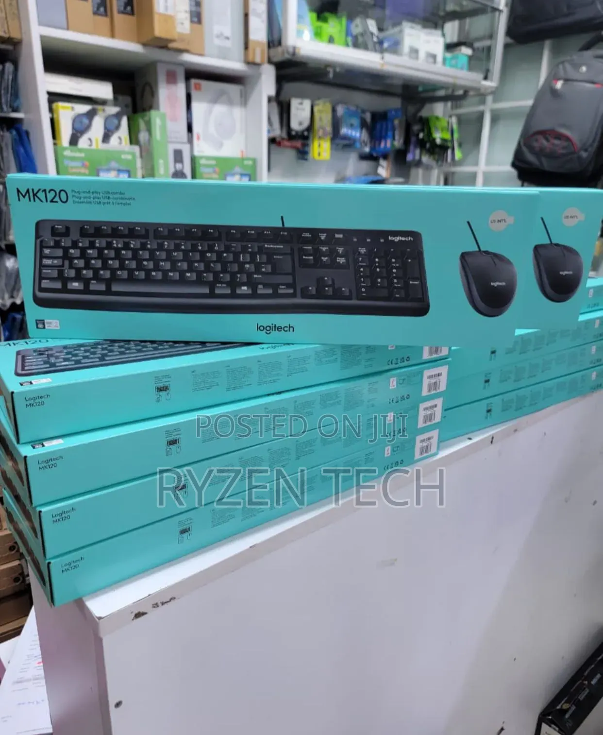 Logitech Mk120 Desktop Keyboard and Mouse