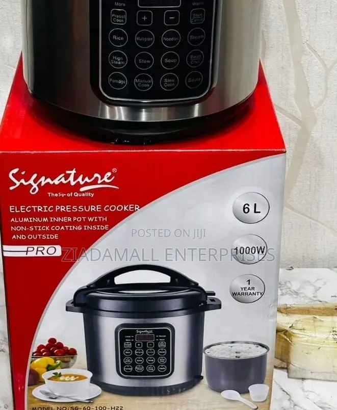 Signature 6 Litres Capacity Electric Pressure Cooker