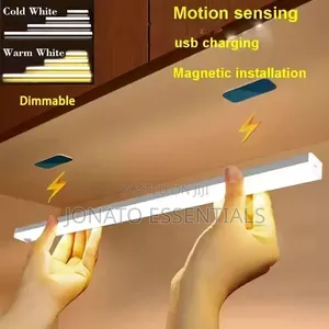 Motion Sensor Led Cabinet Light Usb Rechargeable Wardrobe Bar