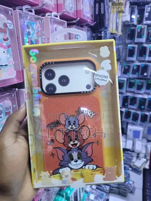 Fancy Tom Jerry, Clear Sponge Bob Case(iPhone 17 Promax)