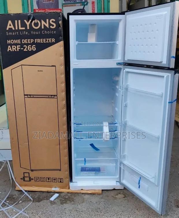 Ailyons Refrigerator Double Door 266 Litres Modern Convenience