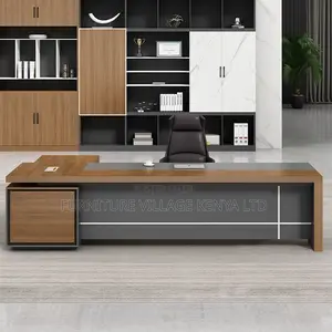 Managerial L-Configuration Office Work Desk-180cm