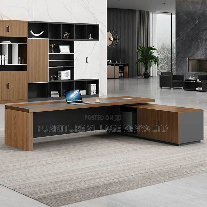 Managerial L-Configuration Office Work Desk-180cm