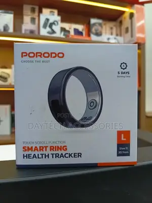 This Is a Porodo Smart Ring Health Tracker in Size 11 (20.7mm).